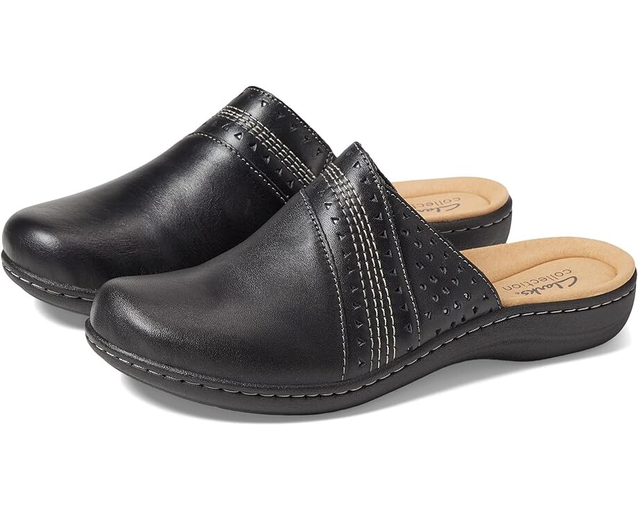 Сабо Clarks Laurieann Ease, черная кожа