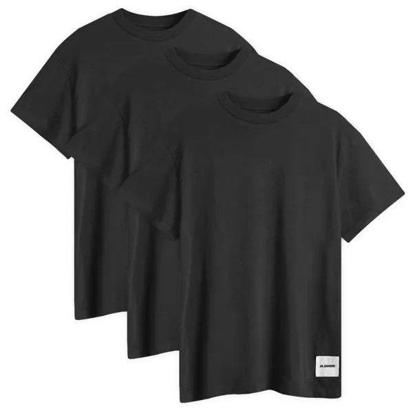 Футболка Jil Sander 3 Pack T-Shirt, черный