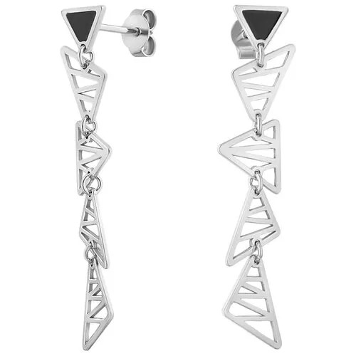 Серьги серебряные с эмалью арт. 2028648/9чг
