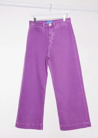 M.i.h. Фиолетовые широкие джинсы с высокой талией Caron-Фиолетовый