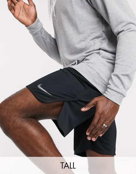 Черные шорты длиной 9 дюймов Nike Training Tall-Черный