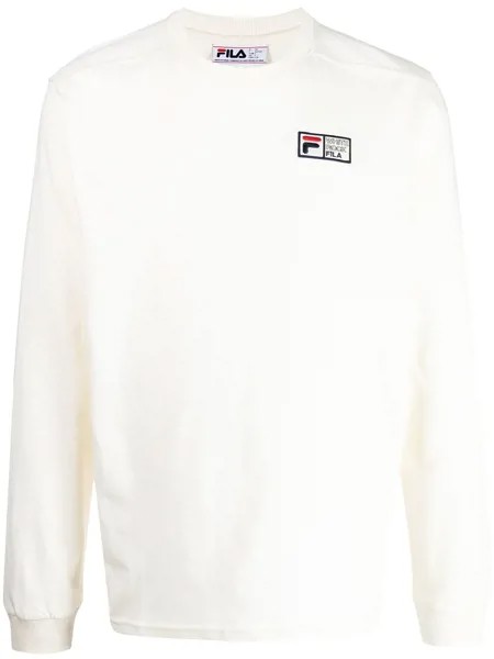 Fila футболка с длинными рукавами и логотипом