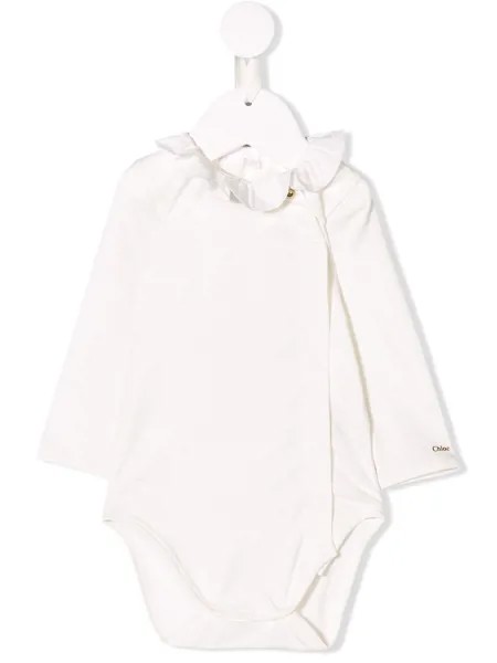 Chloé Kids комбинезон с воротником с оборками