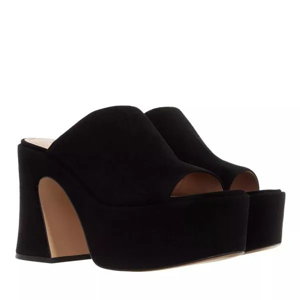 Туфли bobi suede platform sandal Coach, черный