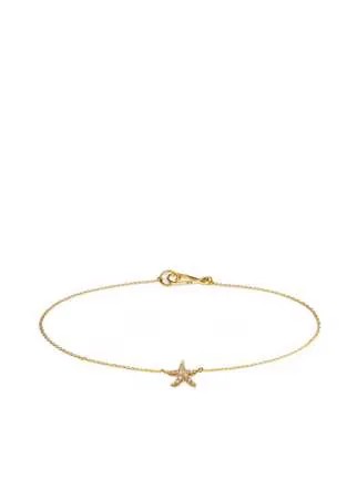 Annoushka браслет Starfish из желтого золота с бриллиантами