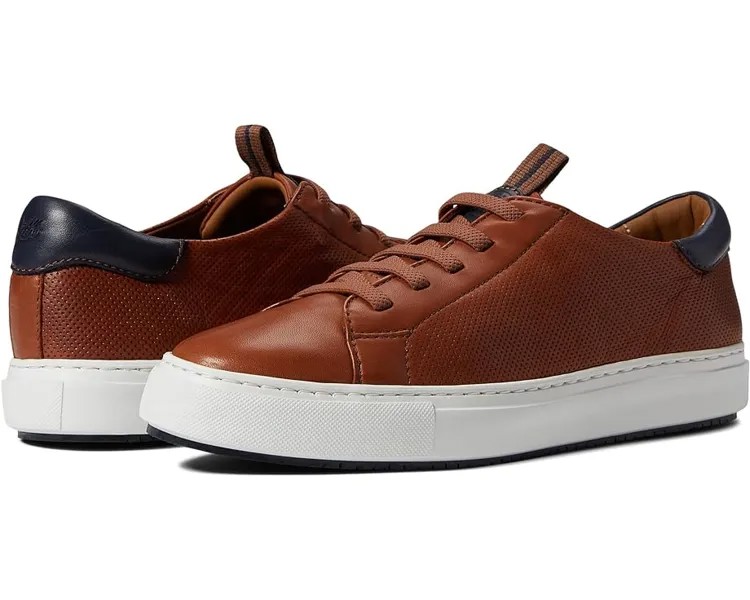 Кроссовки Johnston & Murphy Collection Anson Lace To Toe, цвет Cognac Sheepskin