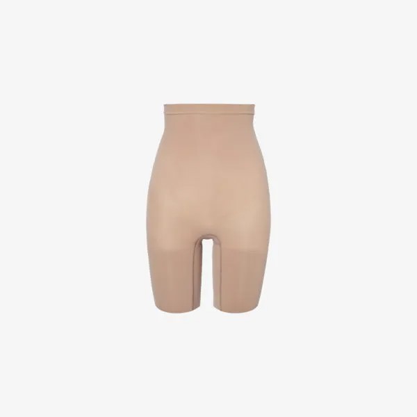 Шорты из эластичной ткани с высокой посадкой Everyday Shaping Spanx, цвет cafe au lait