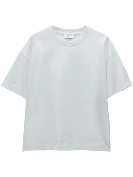 Футболка оверсайз из органического хлопка Filippa K, синий