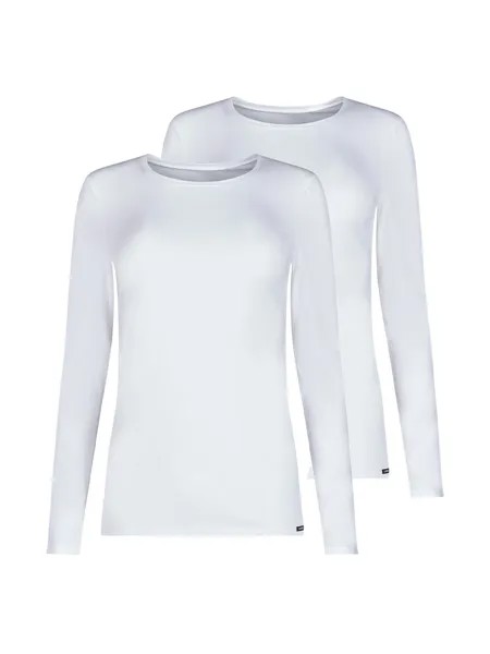 Майка Skiny 2er Pack Shirt langarm, белый