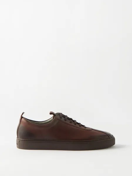 Кожаные кроссовки sneaker 1 Grenson, коричневый