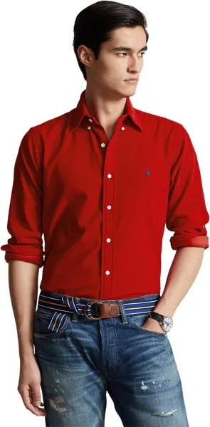 Вельветовая рубашка классического кроя Polo Ralph Lauren, цвет RL 2000 Red