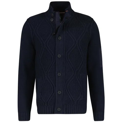 Кардиган для мужчин, Lerros, модель: 22N5561, цвет: темно-синий, размер: XXL