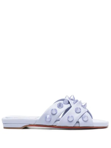 Christian Louboutin шлепанцы Miss Spika Club, фиолетовый