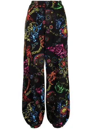 Versace Jeans Couture спортивные брюки с принтом Regalia Baroque