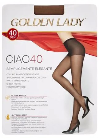 Колготки Golden Lady Ciao 40 den, размер 5-XL, visone (бежевый)