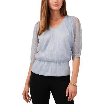 MSK Женская металлизированная блузка с открытыми плечами и украшением Petites BHFO 2577