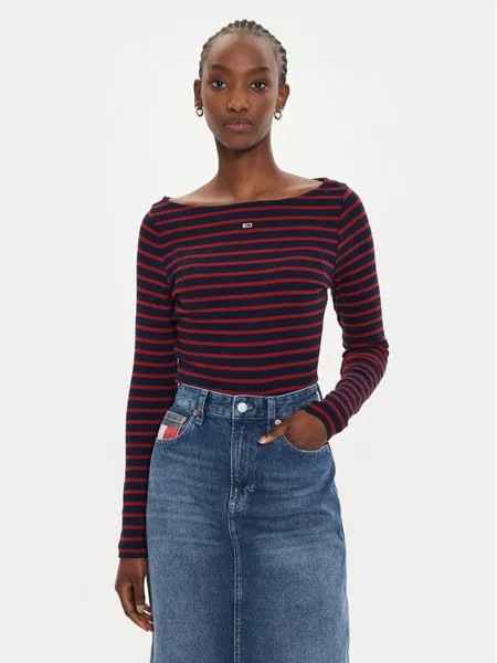 Узкая блузка Tommy Jeans, красный