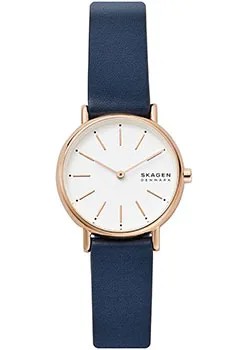 Швейцарские наручные  женские часы Skagen SKW2838. Коллекция Leather