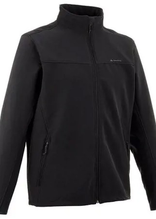 Куртка TREK100 мужская, размер: L, цвет: Черный/Угольный Серый FORCLAZ Х Декатлон