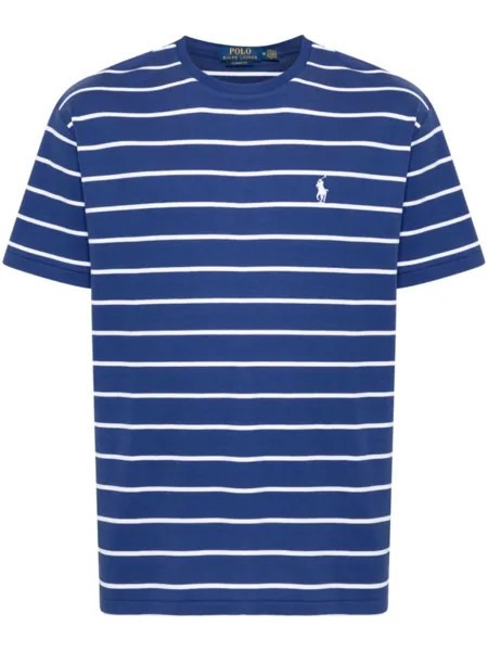 Polo Ralph Lauren футболка с вышивкой Polo Pony, синий
