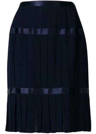 Yves Saint Laurent Pre-Owned плиссированная юбка миди