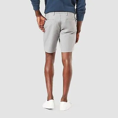 Мужские шорты чинос стандартного кроя 9,5 дюймов Dockers - серый 30