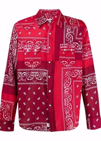 Re-Worked рубашка с узором пейсли