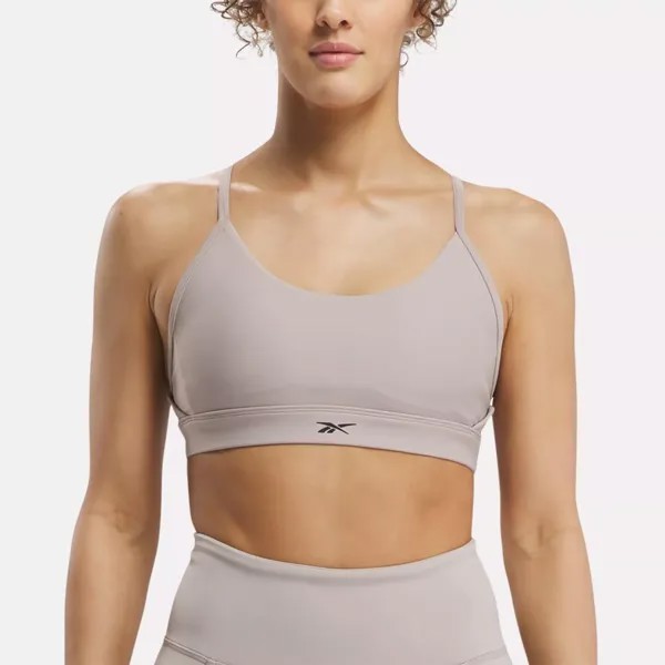 Спортивный бюстгальтер Lux с бретелями Reebok, цвет Ash