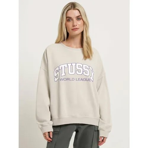 Свитшот Stussy, размер 6/XS, белый