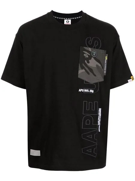 AAPE BY *A BATHING APE® футболка с карманом