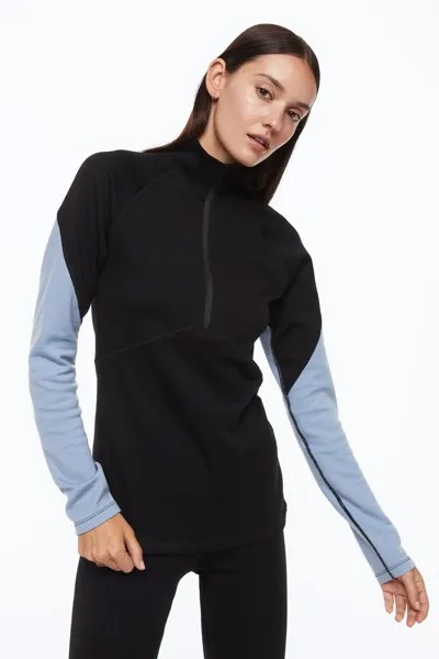 Свитшот женский H&M 1084916002 черный XS (доставка из-за рубежа)