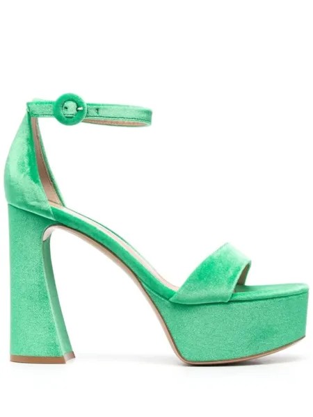 Gianvito Rossi босоножки Holly 125, зеленый
