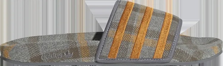 Сандалии Adidas Adilette Slide 'Cozy Pack - Focus Orange Grey', оранжевый