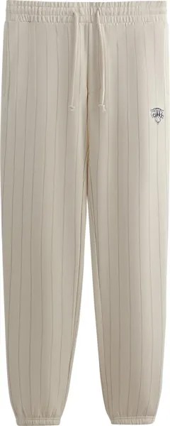 Спортивные брюки Kith For The New York Knicks NY Pinstripe Williams I 'Sandrift', кремовый