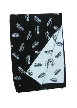 Шарф унисекс MOSCHINO W03018003-1-Mo черный/белый