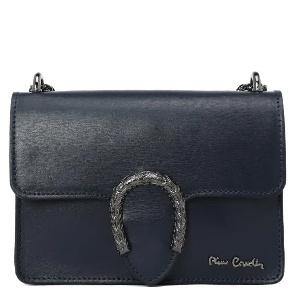 Сумка женская Pierre Cardin 1924 BOX темно-синий, 15х20х6 см