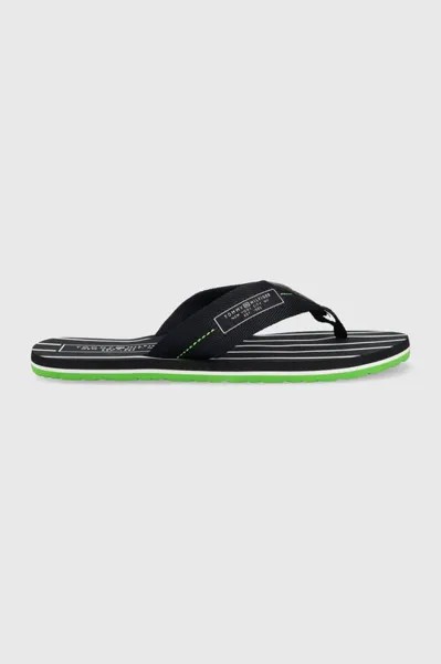 Шлепанцы PATCH HILFIGER BEACH SANDAL Tommy Hilfiger, темно-синий
