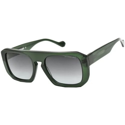 Солнцезащитные очки KREUZBERGKINDER, серый, зеленый