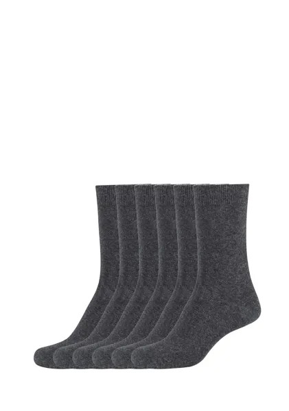 Носки s.Oliver 6 шт originals, цвет anthracite melange