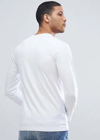 Белый лонгслив Jack & Jones Essentials