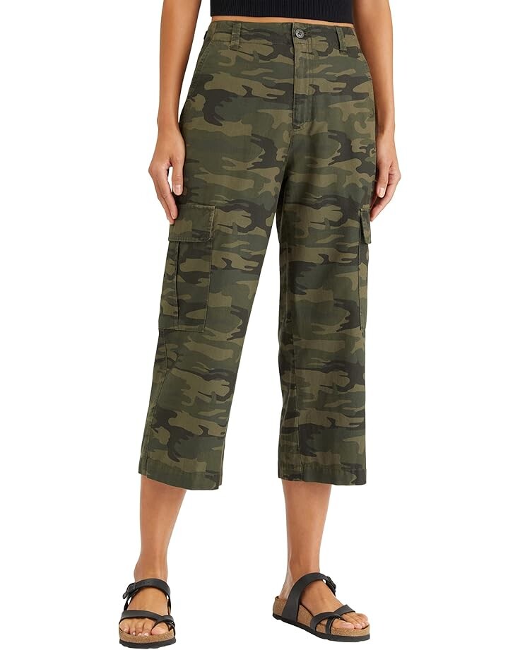 Брюки Sanctuary Squad Hiker Crop, цвет Safari Camo