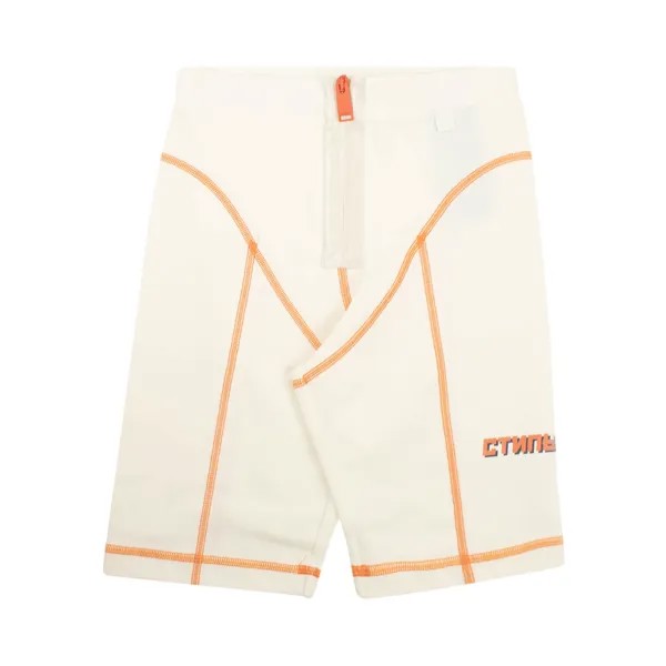 Леггинсы Heron Preston CTNMB Active Biker Off White/Orange