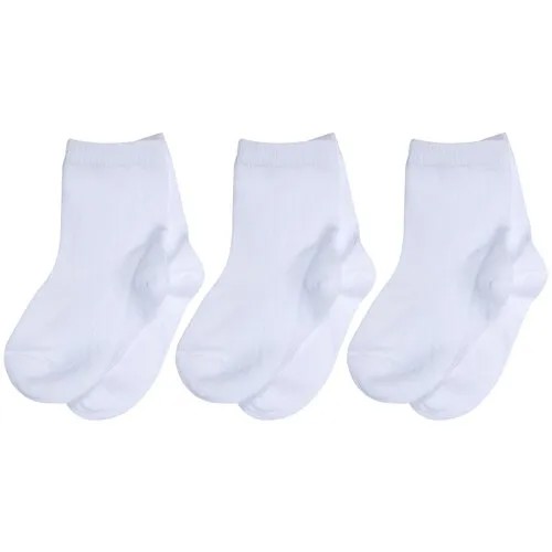 Носки Гамма 3 пары, размер 16-18, белый, мультиколор