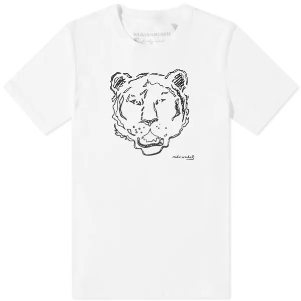 Футболка Maharishi Warhol Tiger Embroidered Tee