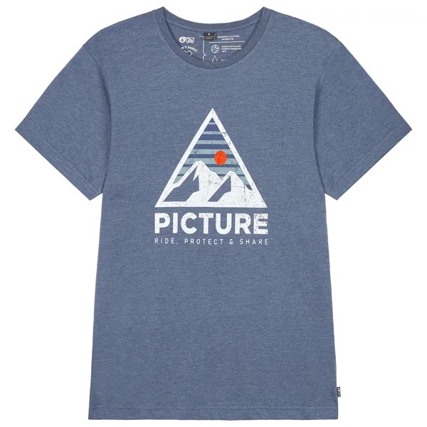 Футболка Picture Authentic Tee, цвет Dark Blue Melange