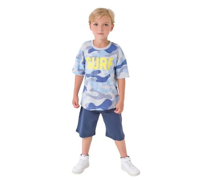 Crockid  Комплект для мальчика (футболка, шорты) Космос К2752