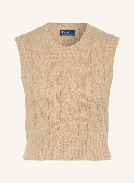 Свитер-Жилет Polo Ralph Lauren, коричневый