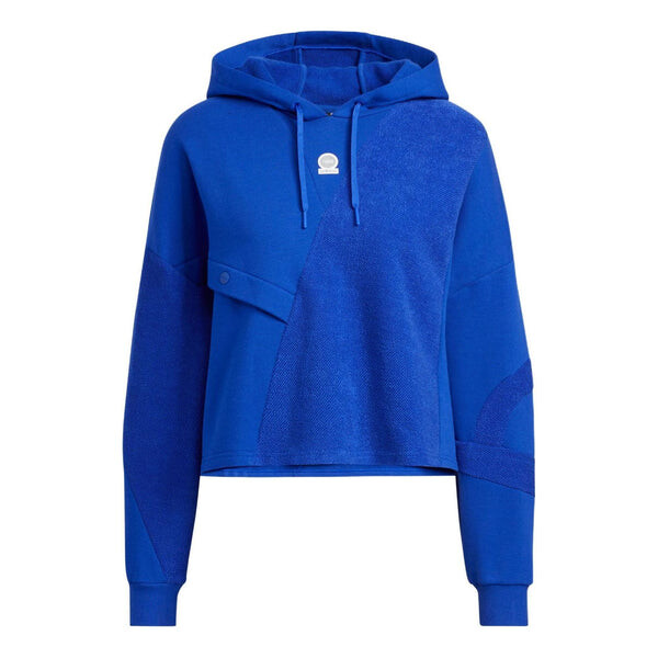Толстовка с капюшоном neo hoodie Adidas, синий