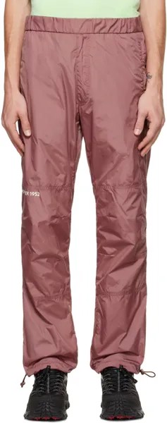 2 Розовые брюки для отдыха Moncler 1952 с нашивкой Moncler Genius
