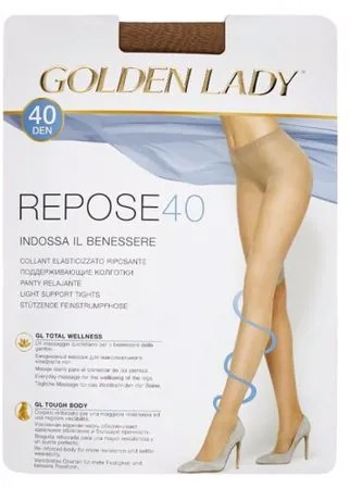 Колготки Golden Lady Repose 40 den, размер 2-S, melon (бежевый)